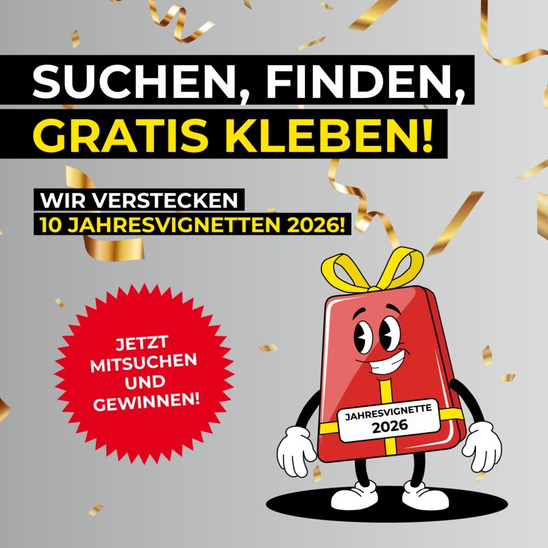 Mit Lucky Car auf Vignetten-Suche: Folge unseren Hinweisen