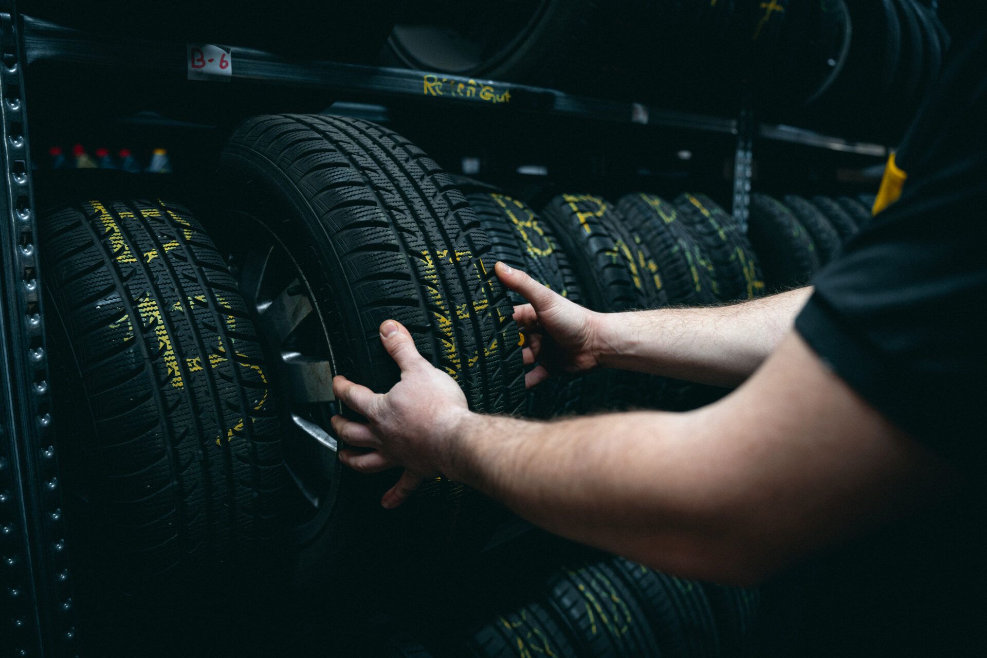 Lackreparatur am Auto