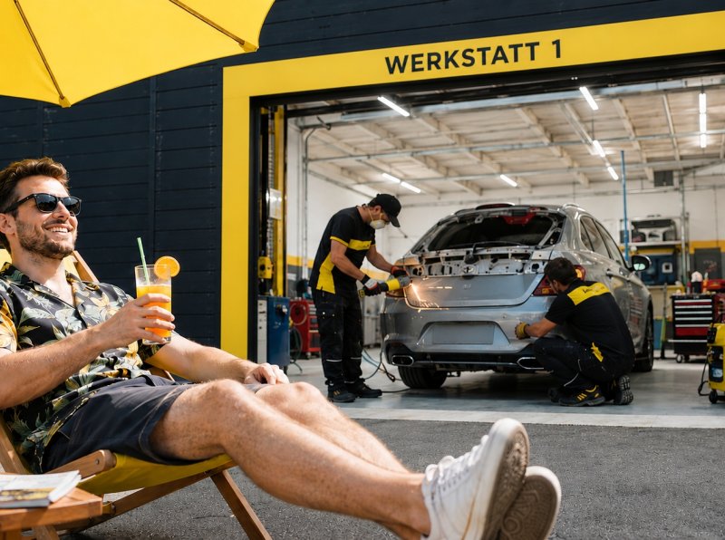 Schnellhilfe bei Urlaubsdellen: Was nach einem Parkrempler zu tun ist.