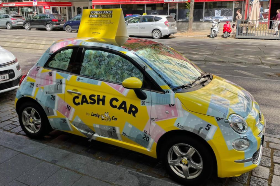 Unser Lucky-Cash Car!