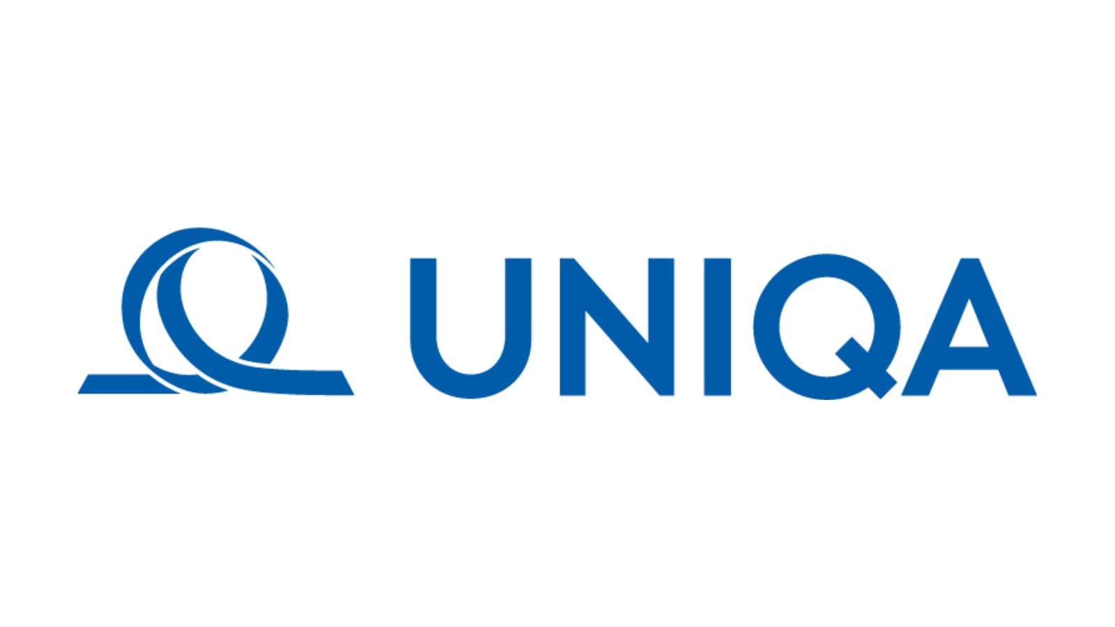 UNIQA Logo in Blau auf weißem Hintergrund