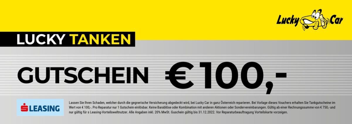 sLeasing Lucky Car Tankgutschein €100