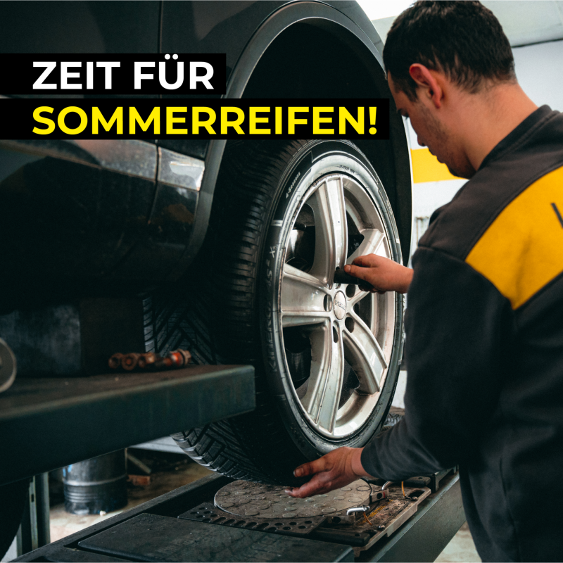 Zeit für Sommerreifen