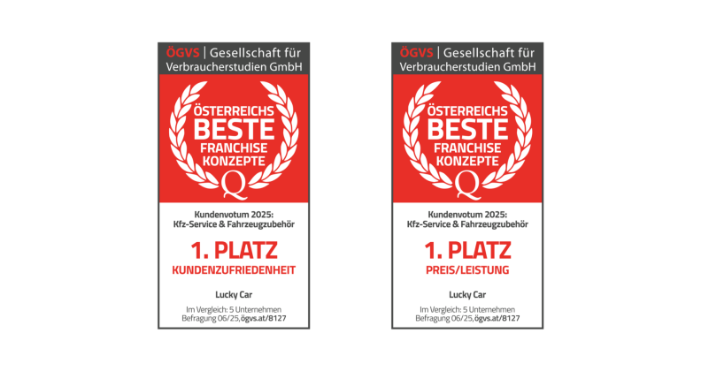 Lucky Car: ÖGVS-Testsieger bei Kundenzufriedenheit & Preis-Leistung
