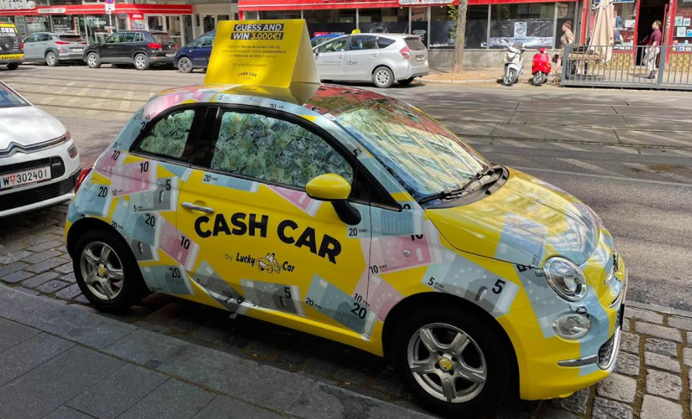 Unser Lucky-Cash Car!