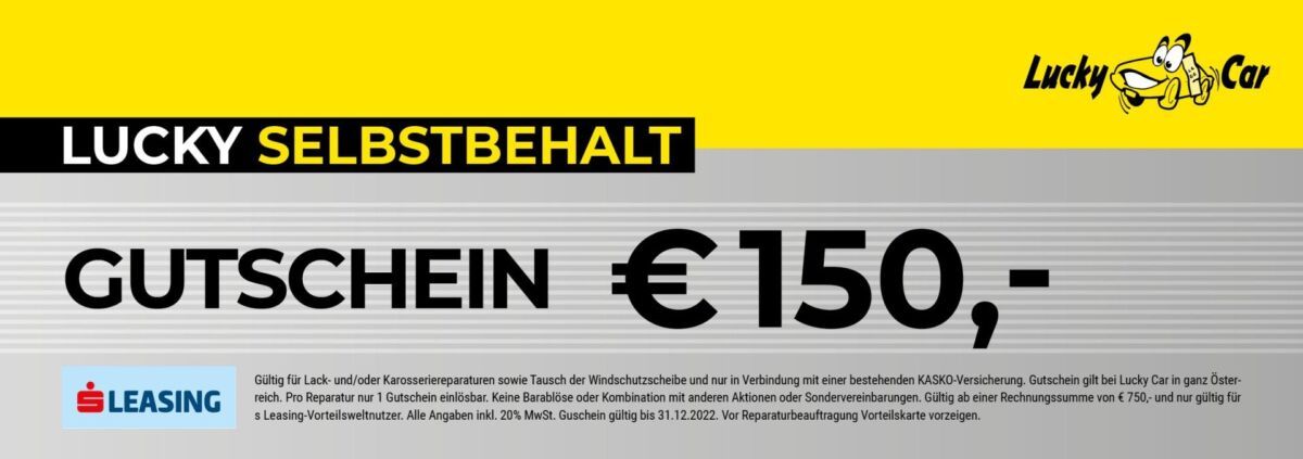 Lucky Car Gutschein für Autoreparatur in Österreich.